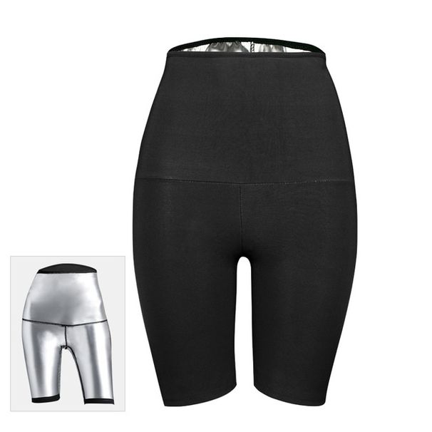 Damsportbyxor med hög midja, shapewear-byxor för bantning_voghion.com
