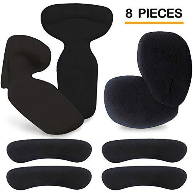 Høy hæl innleggssåle skoklistremerke hæl innleggssåle pute hæl smertesikker hælstøtte gel fleece sklisikker pute_voghion.com