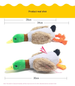 Cute Plush Duck Sound Toy Stuffed Squeaky Animal Squeak Dog Toy Cleaning Tooth Dog Chew Rope Toys Pet Dog Toys_voghion.com