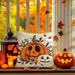 Prekogranični vrući prodajni Halloween horor tikva mačka uzorak tiskan laneni jastuk za dnevni boravak kauč za dom blagdane_voghion.com