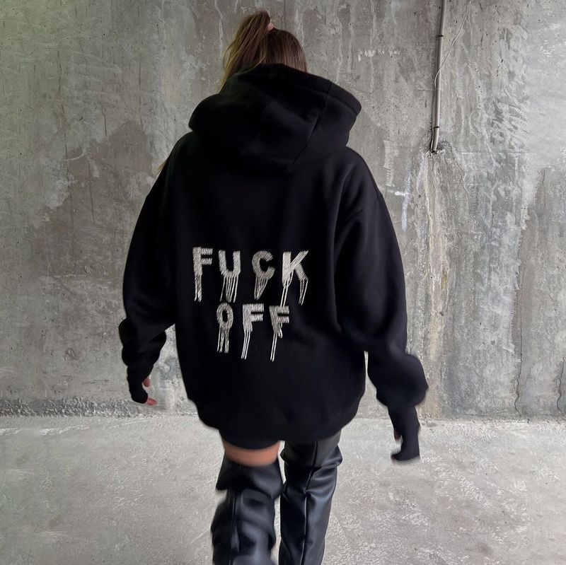 Damen-Pullover mit Fransen, langärmelig, Kapuzenpullover mit Saum, lockerer Blazer_voghion.com