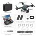 JY03 Drone 1080P HD Camera For Adults Kids, FPV RC Quadcopter With LED Lights And Optical Flow Sensor, 2 Batteries, Black_voghion.com