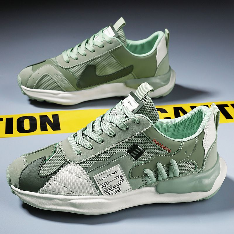 Men's spring breathable  new mesh sports leisure running design niche travel dad all-match  shoes_voghion.com