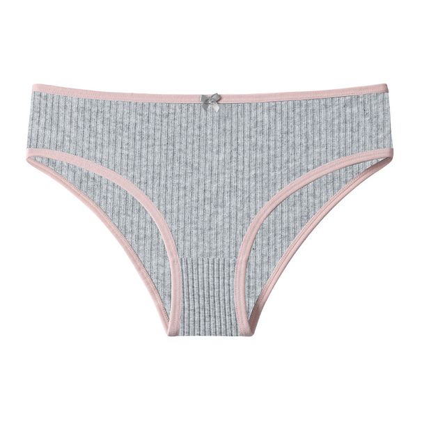 Damen Dessous Mädchen Einfarbig Unterwäsche Reine Baumwolle Unterwäsche Damen Slips Niedrige Taille Sexy Gewinde Unterwäsche_voghion.com