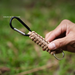 Portachiavi intrecciato fatto a mano con moschettone in paracord a sette fili, per escursionismo, campeggio, picnic e sopravvivenza_voghion.com