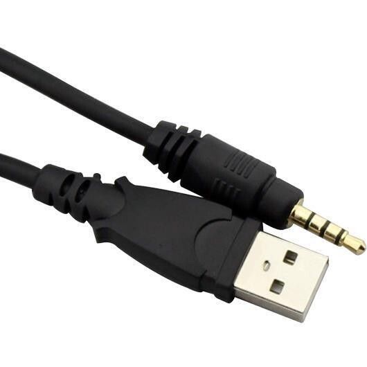 1M USB A auf 3,5 mm Klinke Aux Line Daten Sync Ladekabel iPod Shuffle I'm Watch_voghion.com