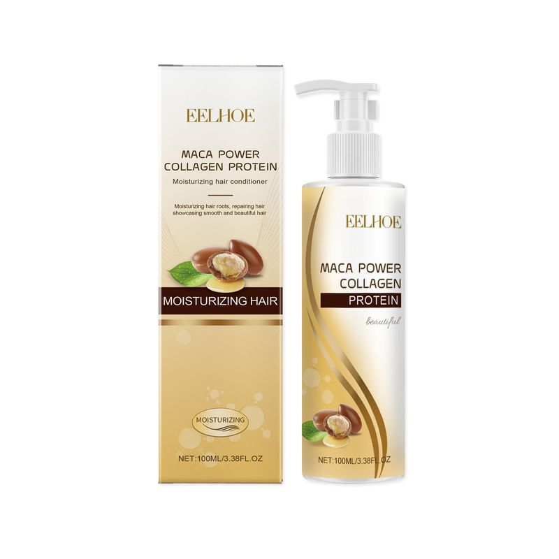 Šampon s kolagenom za volumen, nežen in globinsko negovalni, obnovitveni, čistilni in mehčalni šampon za lase_voghion.com
