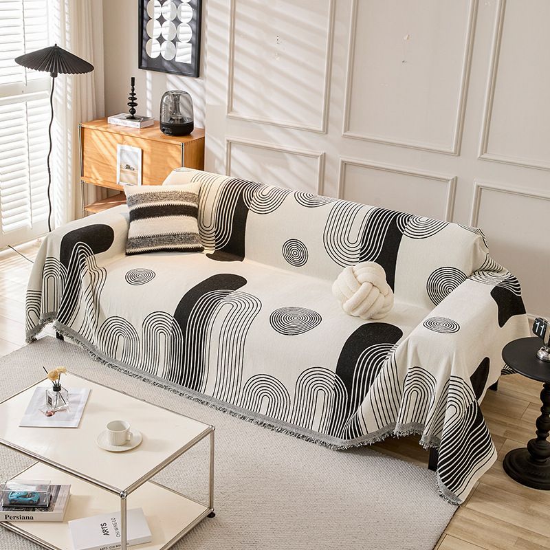 Copridivano - Copridivano elasticizzato di alta qualità (fatto a mano, in tessuto per tutte le stagioni, antiscivolo, traspirante, lussuoso arredamento per la casa)_voghion.com