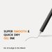 Penne gel inchiostro nero 4 pezzi 0,5 mm punta fine penna per scrittura fluida forniture per ufficio scuola_voghion.com