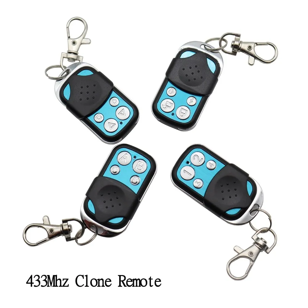 4 Buttons 433.92 Mhz Garage Gate Door Opener Duplicator Copy Remote Controller 433MHZ Remote Control Clone Cloning Code Car_voghion.com