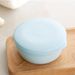 4 pezzi di portasapone rotondo da viaggio in plastica per accessori da bagno_voghion.com