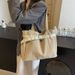 24 New Large Capacity Single Shoulder Belt Design Simple Elegant Fashion Women's Bag Korean Style_voghion.com