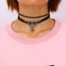 Doppellagige minimalistische Hip-Hop-Kurze trendige Anhänger-Schlüsselbeinkette-Halskette-Choker-Halsband-Schlangenhalskette_voghion.com