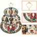1 Set Wooden Christmas Nutcracker Tray DIY Compose Xtmas Tree Nutcracker Pattern For Christmas Party Table Top Deocr Xmas Gifts_voghion.com