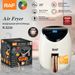Friteuse à air intelligente tactile transfrontalière RAF, norme UE, grande capacité de 5,8 L, entièrement automatique et intelligente pour la maison_voghion.com