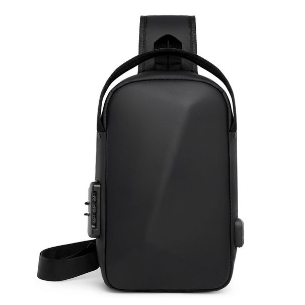 Große Kapazität Outdoor-Radsport-Crossbody für Männer, multifunktionale USB-Lade-Umhängetasche, einfach und vielseitig_voghion.com