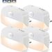 4er-Pack dimmbares Nachtlicht mit Bewegungssensor für Zuhause, Schlafzimmer, Küche, Flur, 2800–6500 K, warmweiß, Stecker-in-Licht_voghion.com