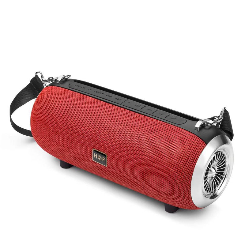 Duální reproduktor Bluetooth reproduktor s vysokou hlasitostí, venkovní přenosný popruh s látkovým popruhem, vysoce výkonné audio rádio, multifunkční zařízení_voghion.com