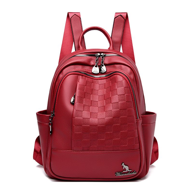 Sieviešu mugursoma, modes rokas plecu soma, smalka, daudzslāņu, lielas ietilpības mugursoma_voghion.com