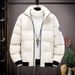 Men's padded jacket thickened large size protect warm tiger head standing collar padded jacket down light jacket_voghion.com