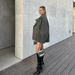 Women’s Oversized Suede Jacket – American Street Style Lapel Coat (Dark Gray, S-L)_voghion.com