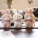 Adorable Plush Bear Keychain Soft Toy Cute Rabbit Pendant Wholesale Backpack_voghion.com