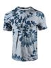 Yaz Yeni Erkek Tie Dye Graffiti Hip-hop Moda Hızlı Kuruyan Nefes Alabilen Çok Yönlü Rahat Tembel Kısa Kollu Gömlek_voghion.com
