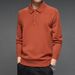 Polo tricoté à col rabattu pour l'automne et l'hiver, couche intérieure chaude en cachemire, mode banlieue, style décontracté_voghion.com