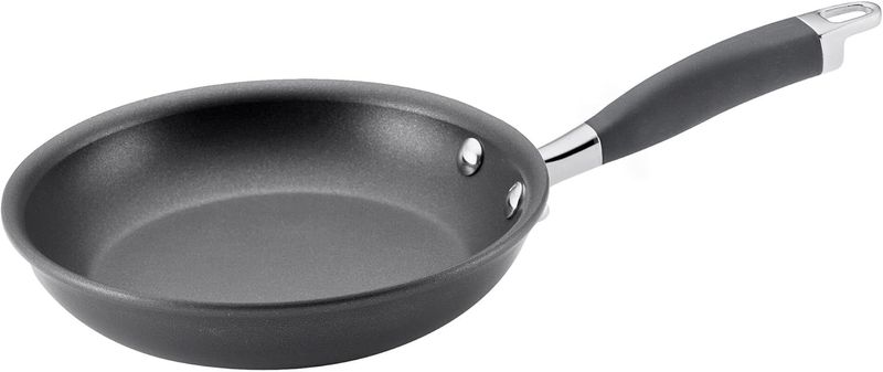 Anolon Advanced Home Sert Anodize Yapışmaz Kızartma Tavası/Tavası, 10,25 İnç, Oniks_voghion.com