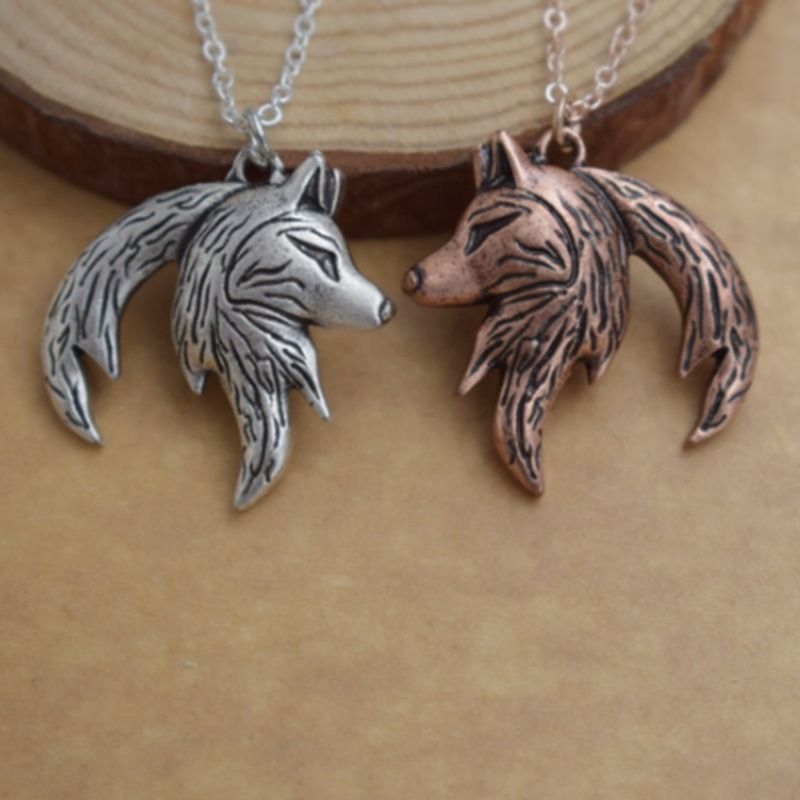 Wind Hip Hop Punk Wolf Kopf Anhänger Halskette_voghion.com