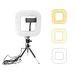 18CM 26cm Dimmbar Kamera Telefon Quadratlampe 7 Zoll Mat Mini-Stativer Fir Make-up Video Live Studio_voghion.com