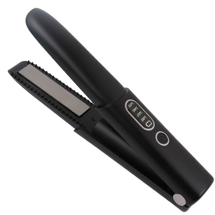 Electric Coil Splint Wireless Straight Hair Straightening Plate Clip Curling Iron Small Mini Portable European, American_voghion.com
