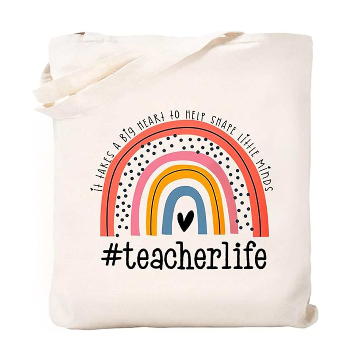 Teachers' Day Gift Printed Canvas Bag Shoulder Bag Folding Bag Tote Bag Shopping Bag_voghion.com
