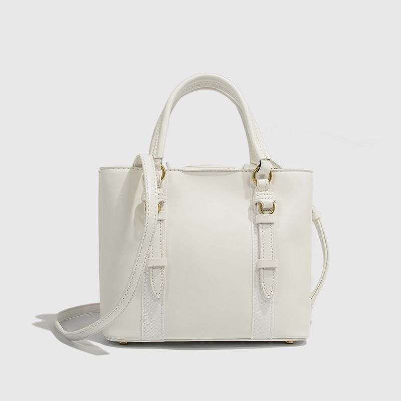 Nouveau mini sac bandoulière urbain noir avec seau à double compartiment_voghion.com