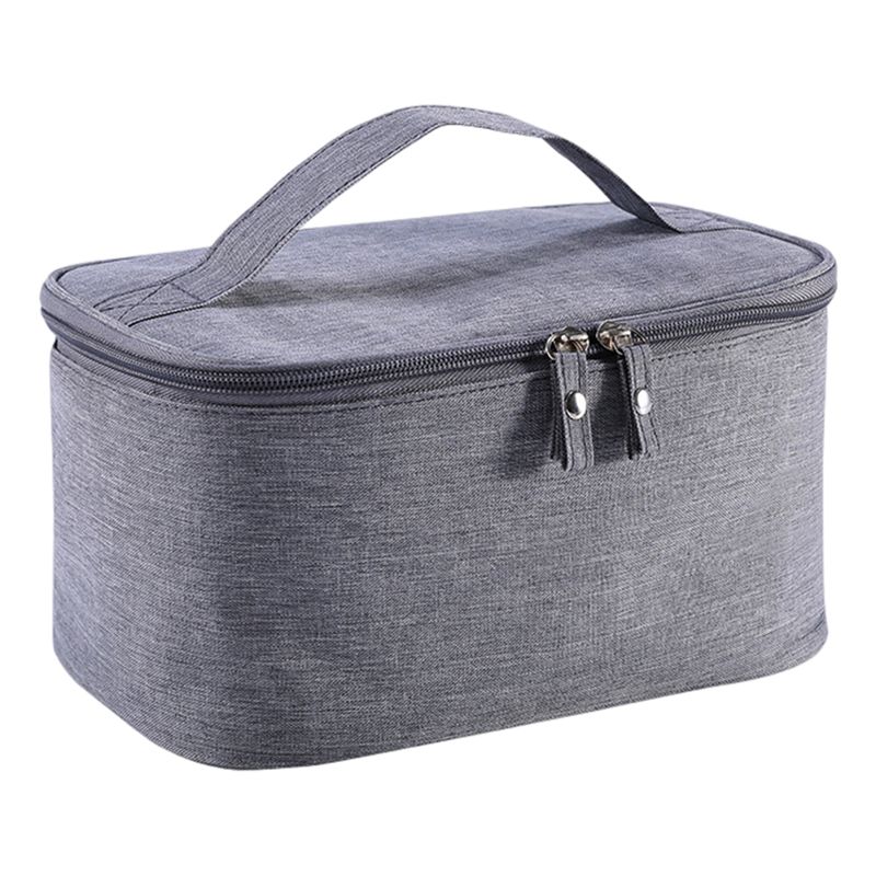 Kjiuyou Borsa per cosmetici, grande capacità, borsa da toilette, organizer da viaggio portatile per trucco con doppio scomparto per uomo e donna_voghion.com