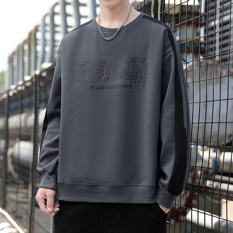 【 Yipin Source 】 YPY-6778-P25 Autumn Round Neck Printed Boutique Sweatshirt for Men and Americans, Trendy Street_voghion.com