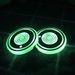 Car LED Luminous Pattern Can Be Changed, Water Cup Groove Pad Car Atmosphere Light Rainbow Built-in Battery_voghion.com