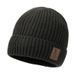 Men's Winter Knitted With Fleece Lining, Thickened, Large Head Circumference, Adult Ear Protection, Warm And Cold-Proof,_voghion.com