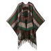 Ethnic Style Striped Cape Shawl New Tibetan Yunnan Lijiang Versatile Travel Warm_voghion.com