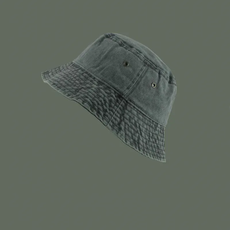 Neuheiten Fischermütze für Damen und Herren, modische gewaschene Jeanshüte, Unisex, einfarbig, Sommerhut, Y2k, Panamahut, Sonnenschutz_voghion.com