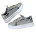 Sneakers alte con suola glitterata, spesse e taglie forti, lucide, versatili, alla moda, comode e alla moda, stile coppia, 25ss_voghion.com