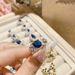 Damenring Blauer Wassertropfen Diamantring Blauer Korundfarbener Schatzring Verlobungsantrag Ehering Valentinstag Muttertagsgeschenk_voghion.com