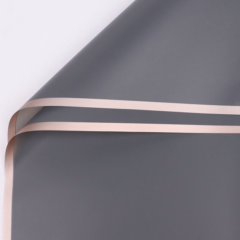 Blumenpapier mit goldenem Rand, Floristen-Blumenstrauß-Zubehör, DIY-Basteln, Geschenkverpackung, wasserfestes Blumen-Geschenkpapier, 22,8 x 22,8 Zoll_voghion.com