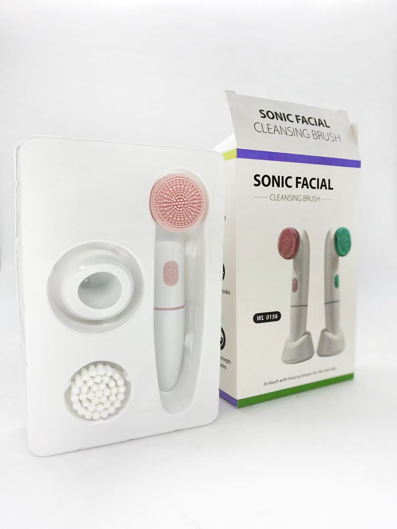 New 2-in-1 Silicone Facial Pore Cleaning and Beauty Ultrasonic Electric Cleanser_voghion.com