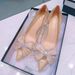 Women's shoes, women's high heels, stiletto heels, versatile bow mesh, lace pointed toe pumps, women's wedding shoes_voghion.com