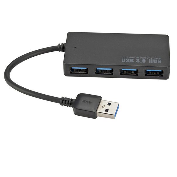 Izjemno tanek 4-vratni USB3.0 HUB Indikatorska lučka HUB USB 2.0 razdelilnik za prenosni računalnik z več napravami do 5 Gbps_voghion.com