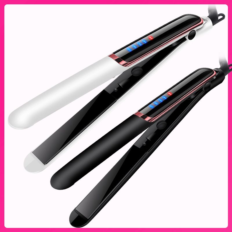Rose Domestic Use Electric Curling Iron Hair Straightener Curler_voghion.com