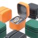 PU-Nähte Uhrenbox Business Taschenuhr Universal Reißverschluss Modeschmuck Verpackungsbox Geschenk Aufbewahrungsbox_voghion.com