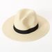 Cappello da spiaggia con protezione solare, stile coreano, Panama, da uomo, in tessuto Jazz_voghion.com