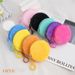 Candy Color Plush Change Bag Solid Color Wallet Round Key Bag Coin Bag_voghion.com